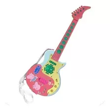 Guitarra Eletrônica Peppa Pig Jovem Guitarrinha Infantil