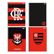 Caderno Universitário Capa Dura 10 Matérias Flamengo