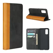 Funda Para Galaxy S20, Negro/marron/billetera/plegable