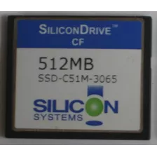 Memoria Compact Flash Silicon Silicondrive Cf 512mb