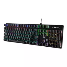 Teclado Pc Mecanico Aula S2022 Retroiluminado Gamer Luz Rgb