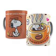 Caneca Porcelanato, Snoopy Café