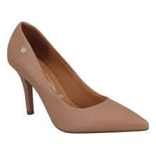 Zapatillas Mujer Formales Mate Tacones Vizzano Cómodas Beige