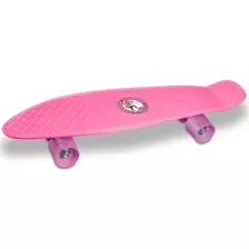 Skate Infantil Mini Cruiser Shape Radical Iniciante Rosa