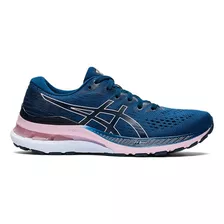 Tênis Asics Gel Kayano 28 Feminino Azul/rosa- Pisada Pronada