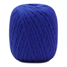 Barbante Barroco Maxcolor 6 Fios 400gr Linha Crochê Colorida Cor Azul Bic