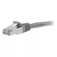 Cable De Conexión De Red C2g 10 Ft, Cat6a S/enganche, Gris