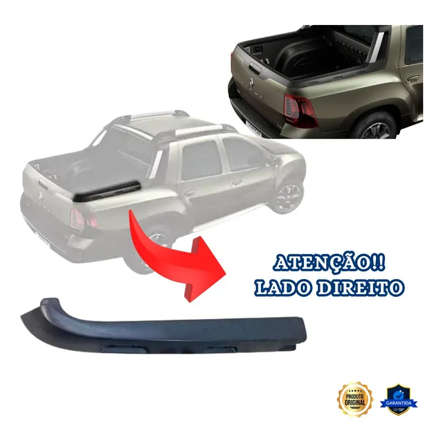 Moldura Caçamba Acabamento Lateral Renault Oroch 2017 A 2023 7