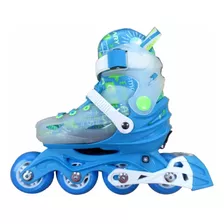 Patines En Línea Ajustables C3 Azul (36-39) Calary