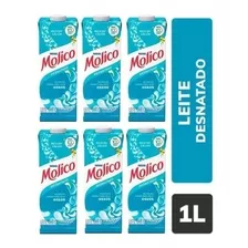 Kit C/6 Leite Desnatado Nestlé Molico 1l