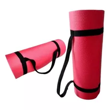 Tatame Esteira Para Yoga Exercícios Físicos Vermelho 1,80m X 53cm X 10mm Rdj