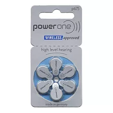 Powerone Tamaño 675 Audiencia Ayuda Batería Sin Mercurio Fab