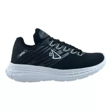 Zapatillas Seta Running Mujer Suzano Negro-blanco Cli