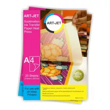 Papel Sublimacion A4 Art Jet Específico X200 Hojas Premium