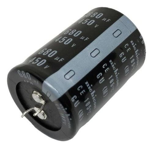 2 Pzas Capacitor Condensador 680uf 450v 35x50mm