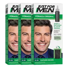 Tinte Colorante En Shampoo Para Hombre Just For Men 