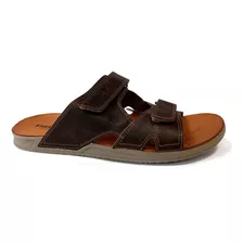 Sandalias Ojotas Hombre 100% Cuero Freeway Yap 3243 Abrojos