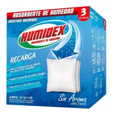 Humidex - 3 Recargas X 400g C/u - Kg a $35