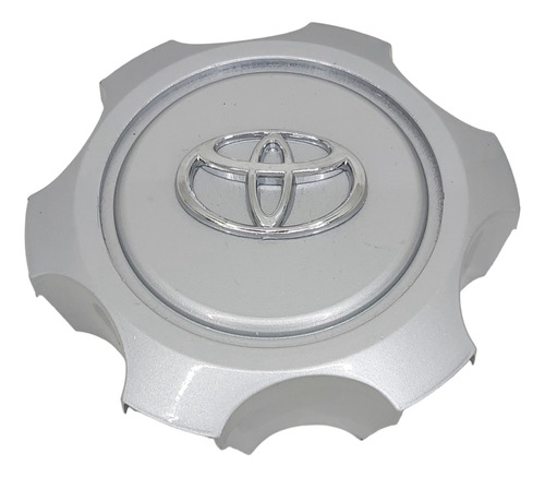 Foto de Tapa Centro Rin Toyota Hilux Gris-logo Cromado X1