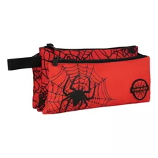 Estuche Escolar Celerio Spider Rojo Head