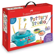 Faber-castell Pottery Studio - Kids Pottery Wheel Kit For Ag