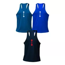 Pack X3 Camisetas Esqueleto Hombre Gym Originales Ripple