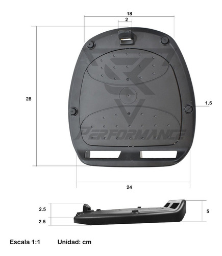 Caja Para Moto Con Reflejante 30 Lts Top Case + Regalo Foto 6