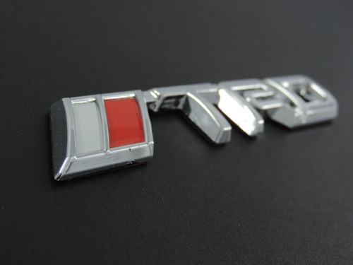 Emblema Palabra Trd Cromo Para Toyota Foto 3