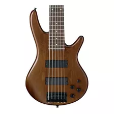 Ibanez Gsr206b-wnf Bajo Eléctrico Caoba Sdgr 6 Cuerdas Nogal Color Marrón Orientación De La Mano Diestro