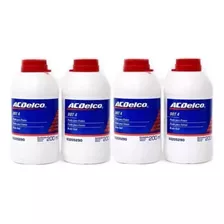 Kit 4 Frascos 200 Ml Flúido De Freio Do4 Acdelco Gm