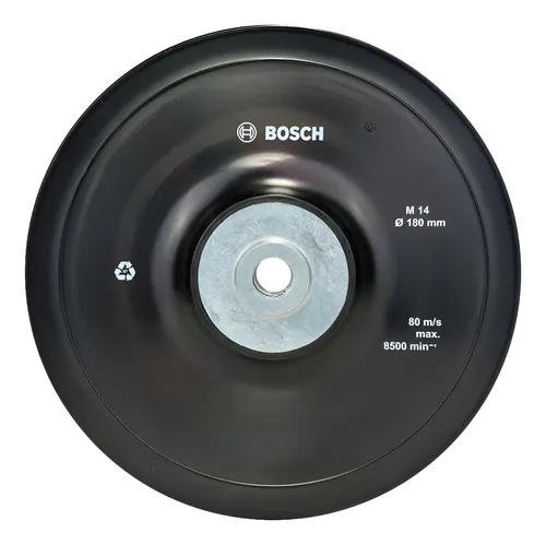 Plato Goma Lustralijadora Bosch Gpo 14 Disco Lija 180mm Dgm 0
