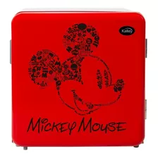 Minibar Kalley Mickey Mouse Frost 47 Litros K-dmb47r2 Rojo.