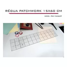 Patchwork Scrapbook Corte Artesanato Régua 15x60 Cm - Fenix