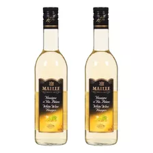 Combo 2 Botellas Vinagre De Vino Blanco Maille X500m Frances