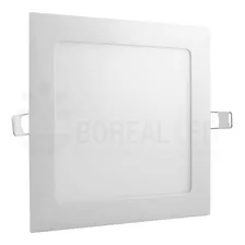 Led Plafon Painel 18w Quadrado Embutir Slim Branco Frio