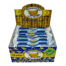 Doce Bananinha Santa Branca Zero Açúcar 100% Natural C/21un 