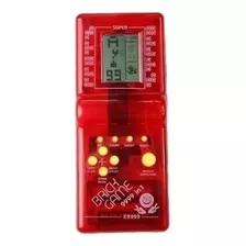 Console Brick Game 9999 In 1 Standard Cor Vermelho-transparente