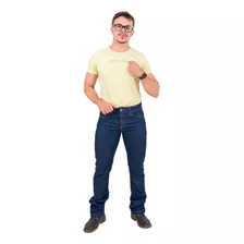 Calça Jeans Masculina Básica Tamanho Grande 50 Até 56