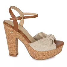 Sandalia D'orsay Casual Mujer Piazza Hues/nat 216