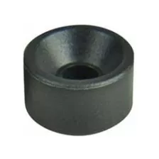 Suporte Prateleira Redondo 10x15mm Preto Com 100 Unidades