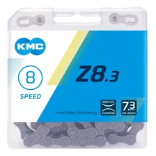 Cadena 8 Vel. Sincronizada Kmc Z8.3 116 Links Gris 1/2x3/32