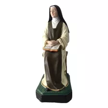 Imagem De Santa Tereza Dávila Tamanho 37cm Gesso