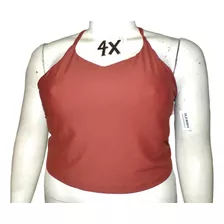 Blusa Corta Sport Cn Top Marron Talla 4x (46/48/50) Old Navy