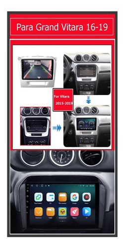 Radio Estereo Android Suzuki Grand Vitara 2016-2019 4+32g Foto 3