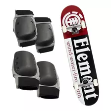 Patineta Armada Profesional Con Kit Protecciones Resistentes