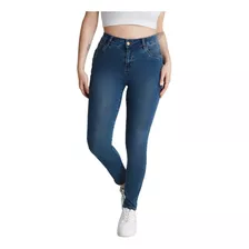 Jeans 5 Bolsillos Skinny Con Push Up - 73130542