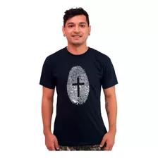 Camiseta Masculina Cristã Identidade Cristo - 100% Algodão