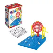 Bingo 48 Cartela Com Globo Giratorio Brinquedo Infantil