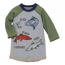 Mud Pie Boys' Rash Guard, Multi, X-small (6-12 Meses)