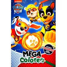 Libro De Colorear Paw Patrol Mega Colorea Grande